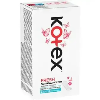 Прокладки щоденні Kotex Deo Нормал ароматизовані 56 шт.