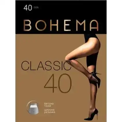 Колготи жіночі BOHEMA Classic 40 den р.4 натуральний