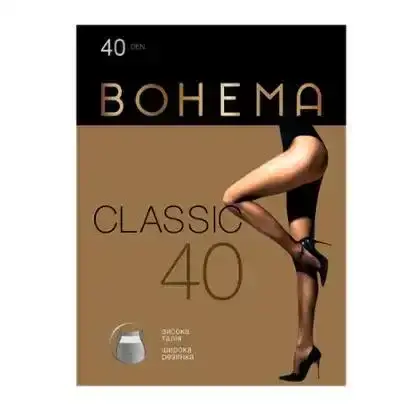 Колготи жіночі BOHEMA Classic 40 den р.2 натуральний