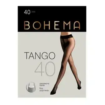 Колготи жіночі BOHEMA Tango 40 den р.3 чорний