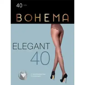 Колготи жіночі BOHEMA Elegant 40 den р.3 чорний