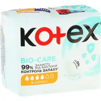 Прокладки Kotex Bio-Care нормал 8 шт.