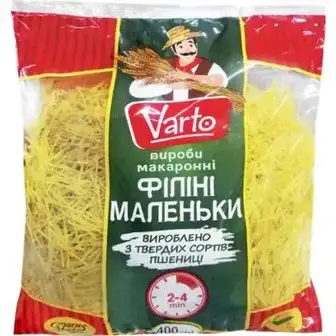 Макаронні вироби Varto Філіні маленькі, 400 г