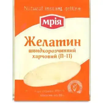 Желатин Мрія П-11 харчовий швидкорозчинний 25 г