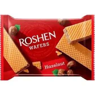 Вафлі Roshen Wafers Горіх 72 г