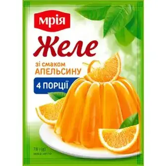 Желе Мрія зі смаком апельсину 78 г