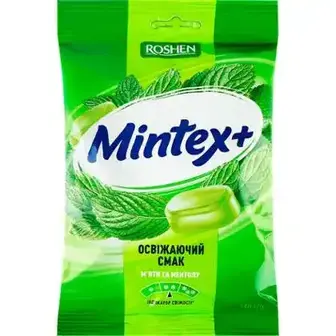Карамель Roshen Mintex М'ята та ментол 140 г