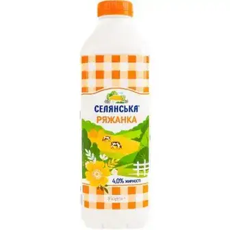 Ряжанка Селянська 4.0% 850 г