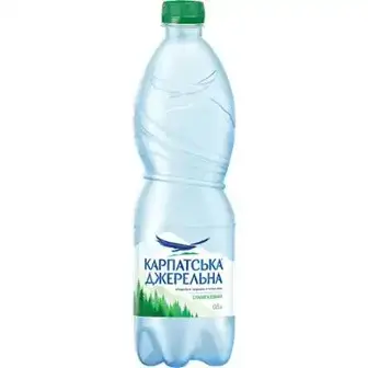 Вода Карпатська джерельна слабогазована 0.5 л