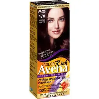 Крем-фарба для волосся Avena Rich Color №470 Мокко