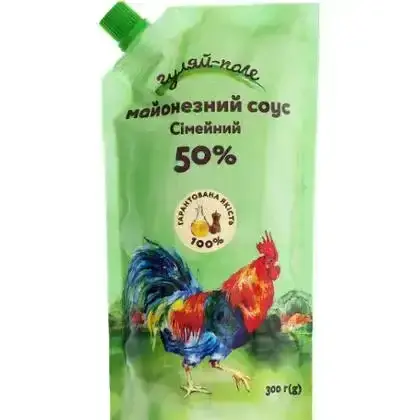 Соус майонезний Гуляй-поле Сімейний 50% 300 г