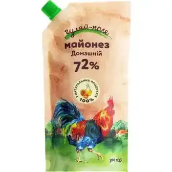 Майонез Гуляй-поле Домашній 72% 300 г 