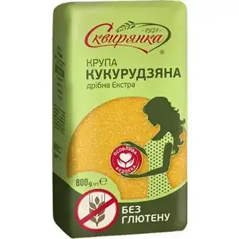 Крупа кукурудзяна Сквірянка Екстра Без глютену 800 г