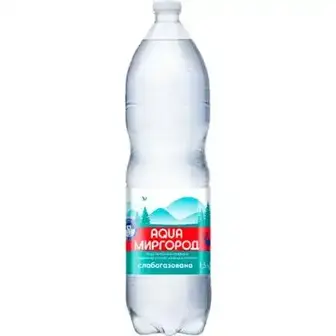 Вода питна Aqua Миргород природна слабогазована 1,5 л