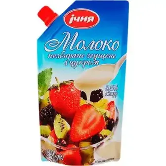 Молоко незбиране згущене Ічня з цукром 8.5% 300 г