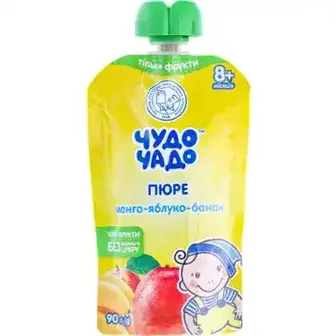 Пюре Чудо-Чадо Манго-яблуко-банан 90 г