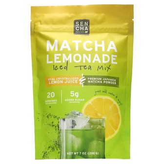 Sencha Naturals, лимонад матча, суміш із холодним чаєм, 200 г (7 унцій)