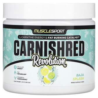 MuscleSport, Carnishred, Revolution, бахаська, 120 г (4,3 унції)