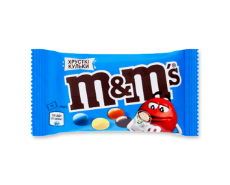 Драже M&M's з рисовими кульками в молочному шоколаді (36г)