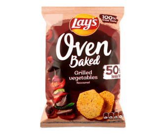 Чипси Lay's Oven Baked зі смаком овочів гриль