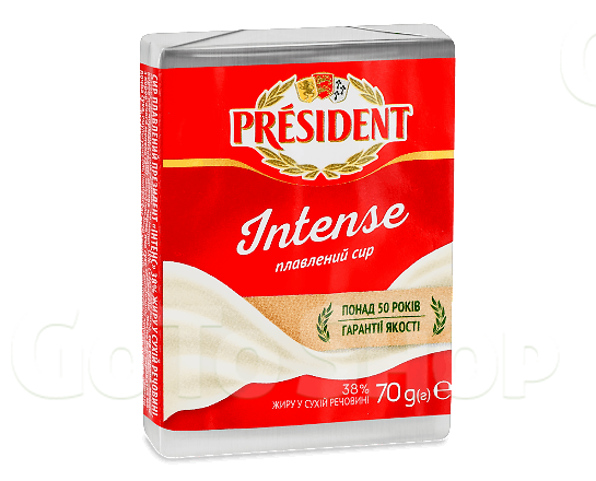 Сир плавлений President Intense 38%