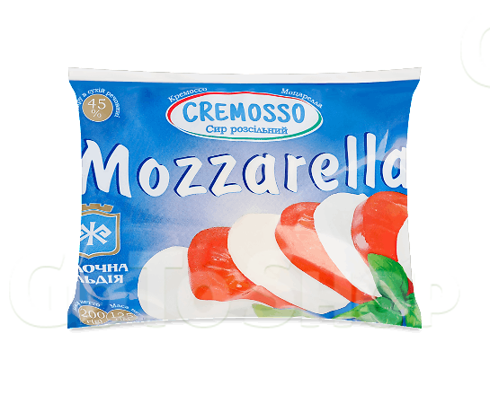 Сир Молочна Гільдія Cremosso Mozzarella розсіл 45%