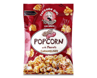 Попкорн Popcorn Girl карамелізований з арахісом