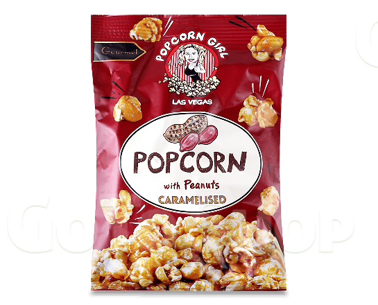 Попкорн Popcorn Girl карамелізований з арахісом