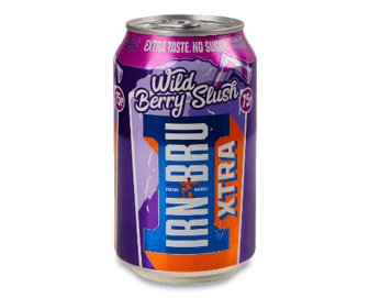 Напій Irn-Bru Wild Berry Slush сильногазований з/б