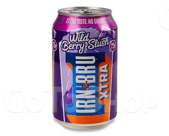 Напій Irn-Bru Wild Berry Slush сильногазований з/б