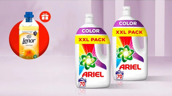 Купуй гель для прання ARIEL Color, 3.5 л та отримуй подарунок*!