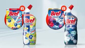 Купуй Гель для чищення туалету Bref Power Aktiv Gel Lemon або Gel Color Activ+ Ocean, 700 мл та отримуй подарунок*!