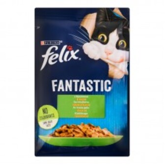 КОРМ Д/КОТІВ FANTASTIC КРІЛЬ 85Г FELIX