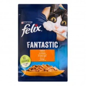КОРМ ДЛЯ КОТІВ FANTASTIC КУРКА 85Г FELIX