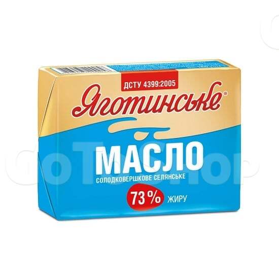 Масло 180 г Яготинське солодковершкове селянське 73% фольга 