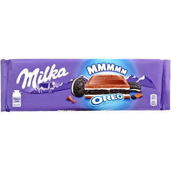 Шоколад молочний Milka з печивом Oreo, 300 г