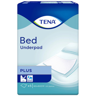 Пелюшки Tena Bed Plus, 60x90 см, 5 шт.