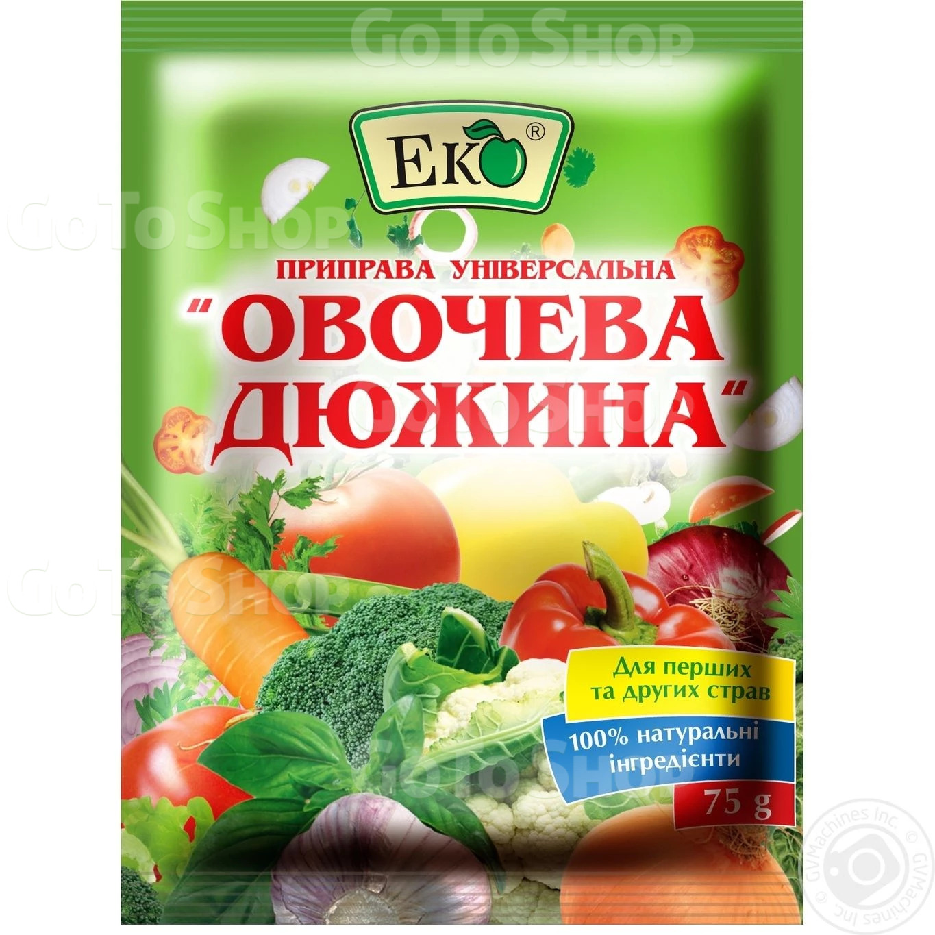 Приправа універсальна Еко Овочева дюжина, 75 г