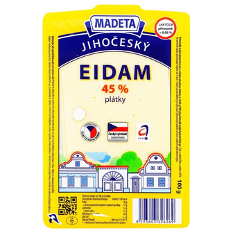 Сир Madeta Едам нарізка 45% 100г