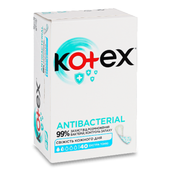 Прокладки щоденні Koteх Antibacterial 40шт