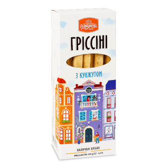 Гріссіні «Рум'янець» з кунжутом 125г