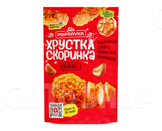 Паніровка «Приправка» «Хрустка скоринка» зі спеціями 100г