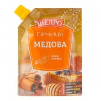 ГIРЧИЦЯ МЕДОВА 120Г ЩЕДРО