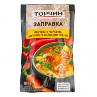 Заправка Овоч Морк/Циб/Перець Д/П 180Г Торчин