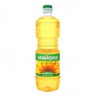 ОЛІЯ СОНЯШНИКОВА НЕРАФІНОВАНА 1ГАТУНКУ 0.85Л МАЙОЛА