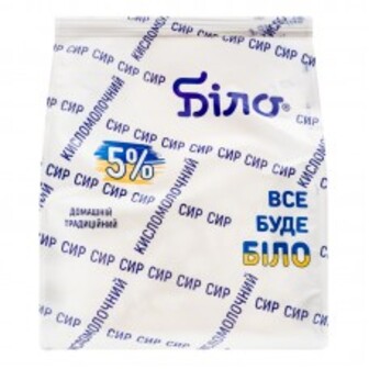 СИР КИСЛОМОЛ 5% ПАК 350Г БІЛО