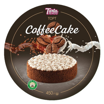 Торт Tarta Coffee Cake бісквітний 450 г (4820217843483)