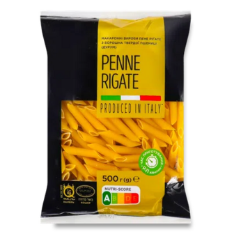 Вироби макаронні «Премія»® Penne Rigate з твердих сортів пшениці, 500г (500г)
