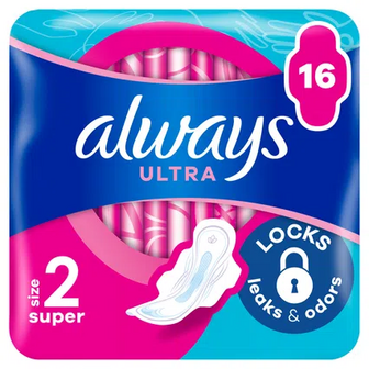 Гігієнічні прокладки Always Ultra Super 2, 16шт/уп