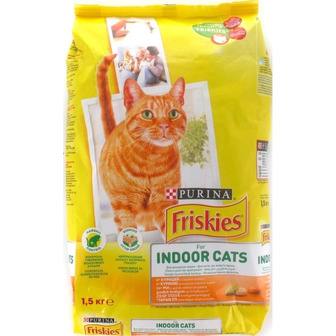 Корм для котів Purina Friskies Indoor Cats, 1,5 кг